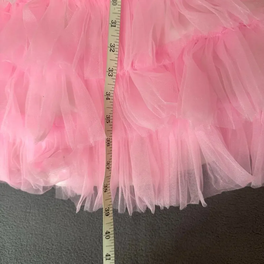 Veera Girls Pastel Rainbow Tutu Gown Maxi Dress 26‎ Made in India Party Fancy